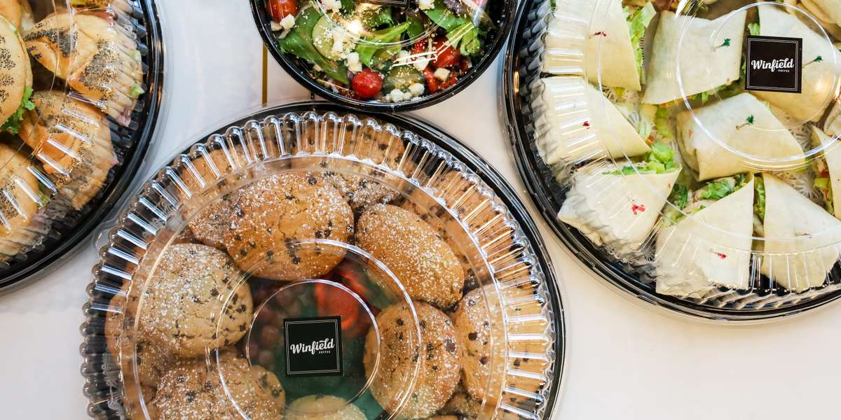 Winfield Street Coffee catering spread